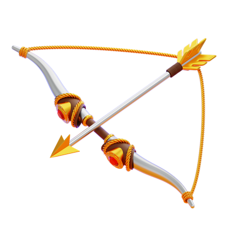 Bow and Arrow  3D Icon