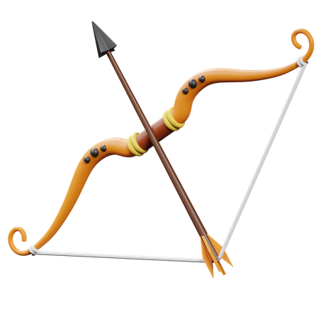 Bow And Arrow  3D Icon