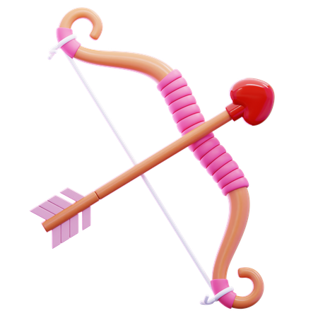 Bow And Arrow  3D Icon