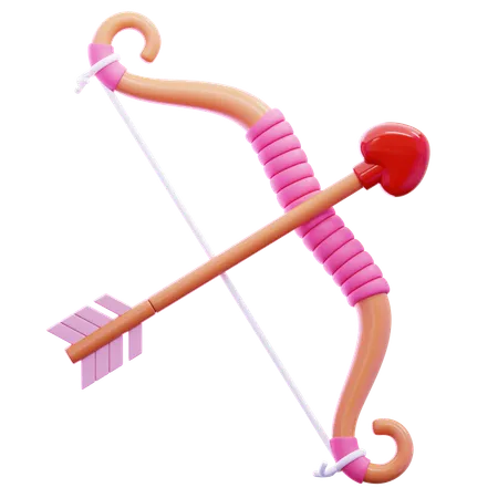 Bow And Arrow  3D Icon