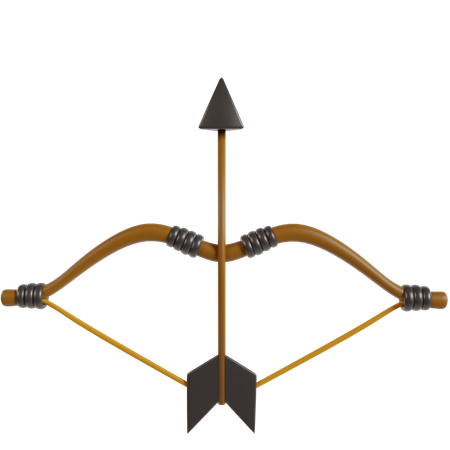 Bow And Arrow  3D Icon