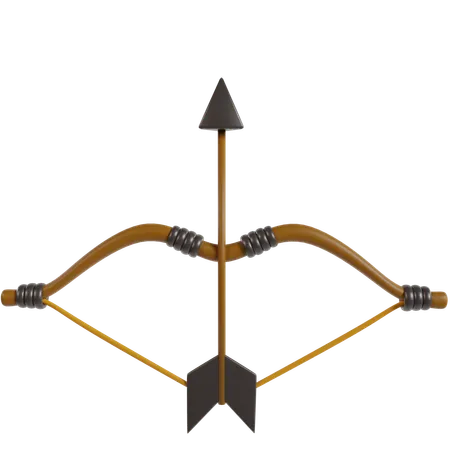 Bow And Arrow  3D Icon