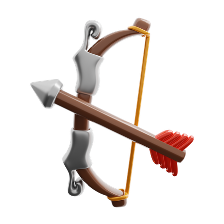 Bow and arrow  3D Icon