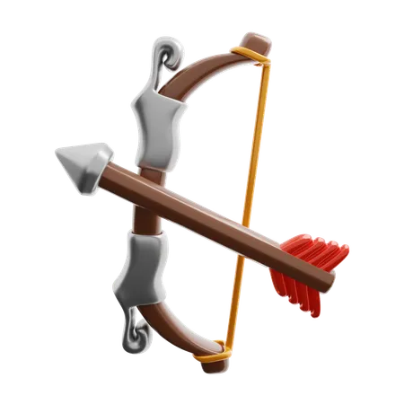 Bow and arrow  3D Icon