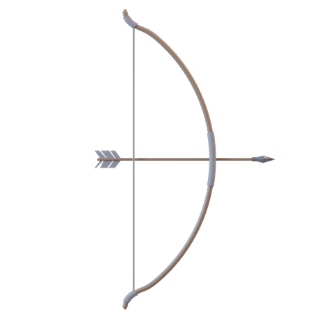Bow and Arrow  3D Icon