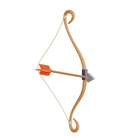 Bow And Arrow  3D Icon