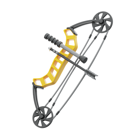Bow And Arrow  3D Icon