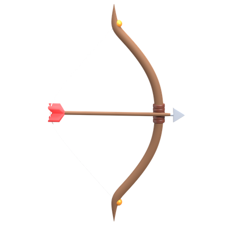 弓と矢  3D Icon