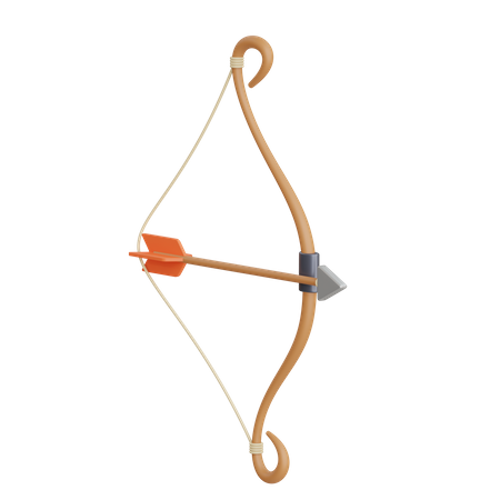 Bow And Arrow  3D Icon