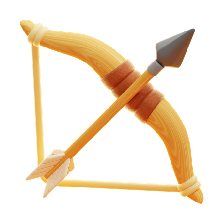 BOW & ARROW  3D Icon