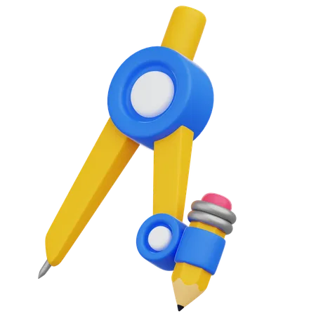 Bow Compass  3D Icon