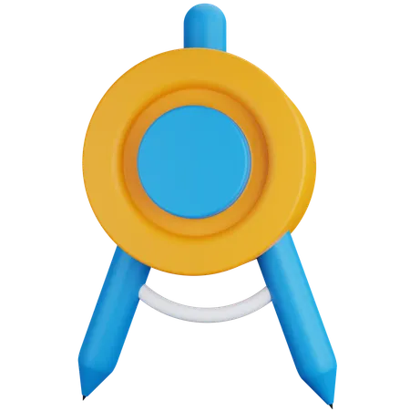 Bow Compass  3D Icon