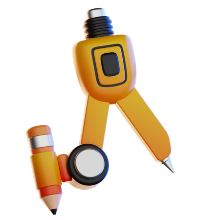 Bow Compass  3D Icon