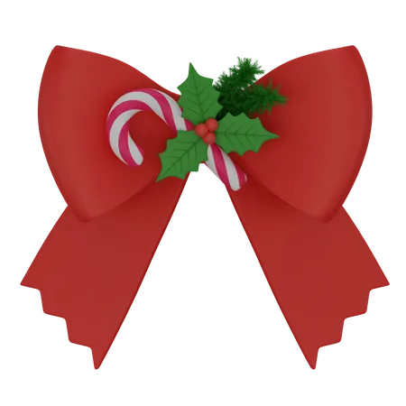 Bow With Candy  3D Icon