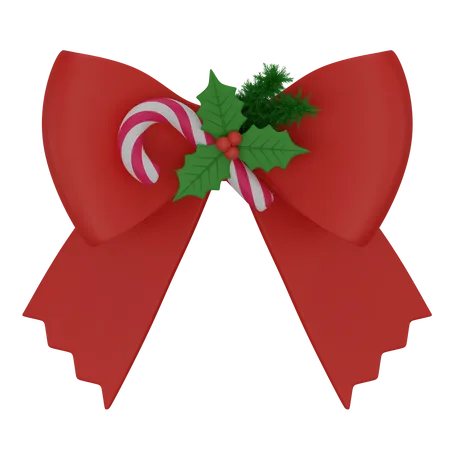Bow With Candy 3D Icon