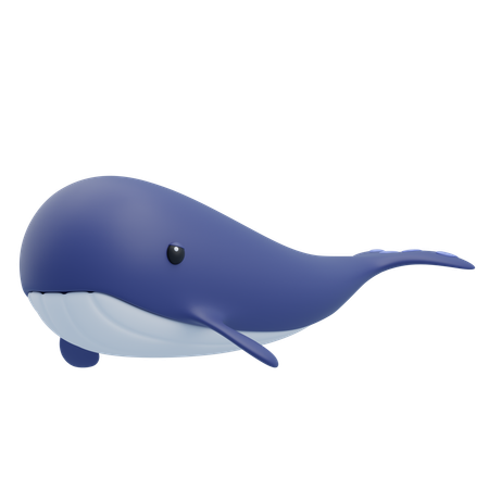 Bowhead Whale  3D Icon