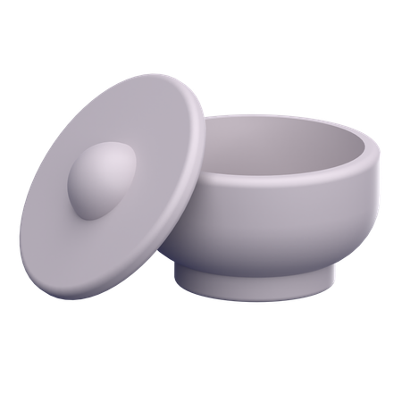 Bowl And Dish  3D Icon