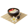 smoothie bowl emoji 3d