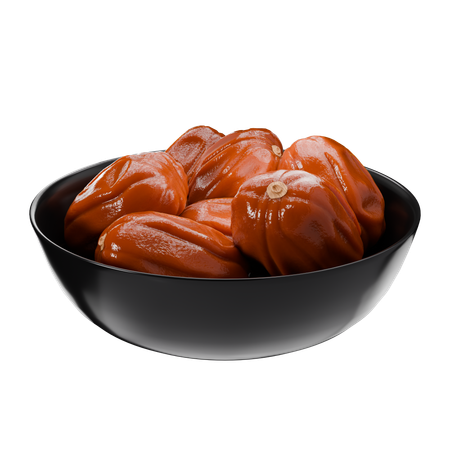 Bowl Of Dates  3D Icon