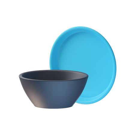 Bowl V  3D Illustration