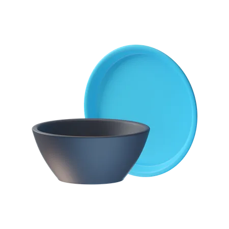 Bowl V  3D Illustration