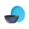 3d bowl v logo