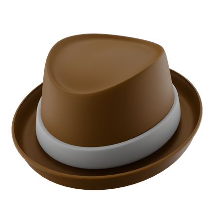 Bowler Derby Hat  3D Icon