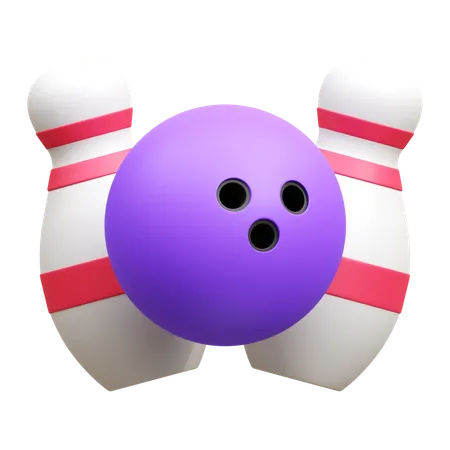 Bowling  3D Icon