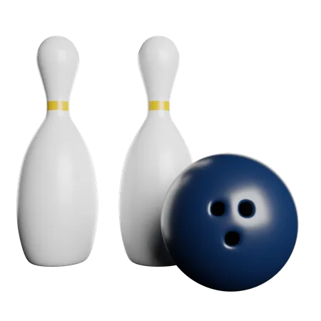 Bowling Game Ball 3D Icon