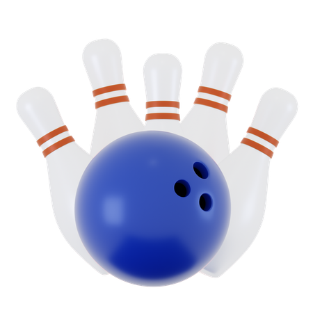 Bowling  3D Icon