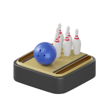 Bowling  3D Icon