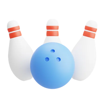 Bowling  3D Icon