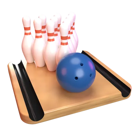 Bowling  3D Icon