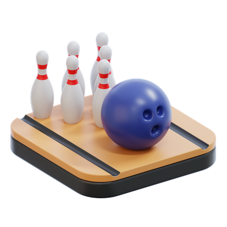 Bowling  3D Icon