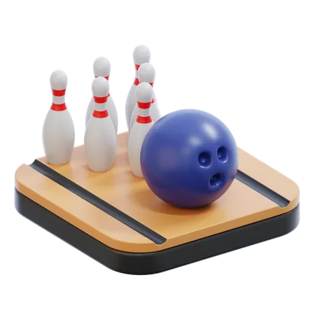 Bowling  3D Icon