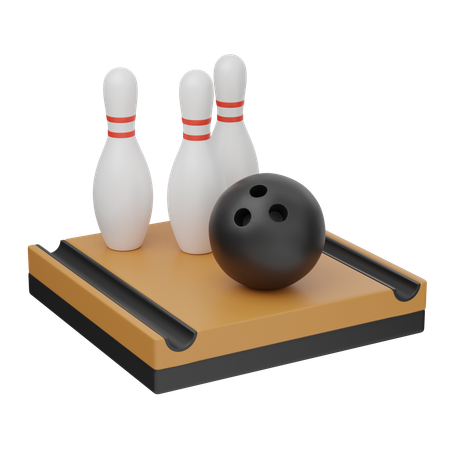 Bowling  3D Icon