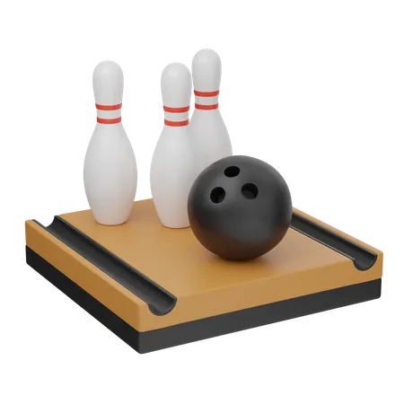 Bowling  3D Icon