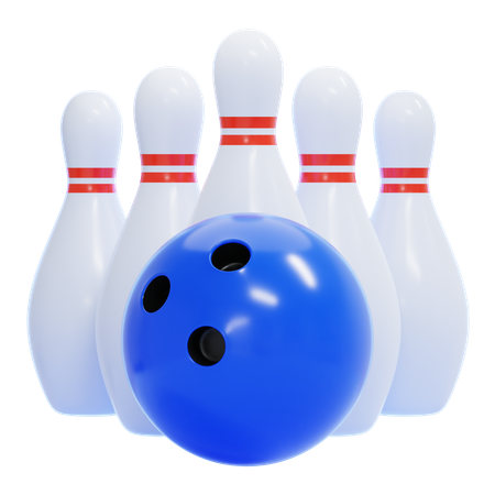 Bowling  3D Icon