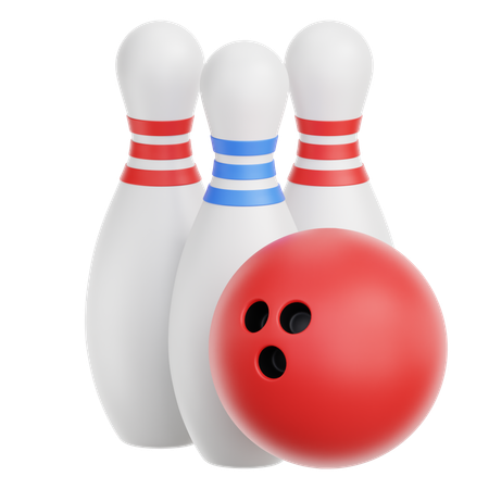 Bowling  3D Icon