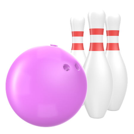Bowling 3D Illustration