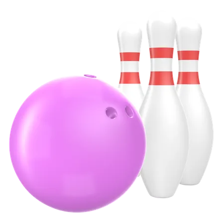 Bowling  3D Illustration
