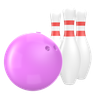 bowling 3d logos