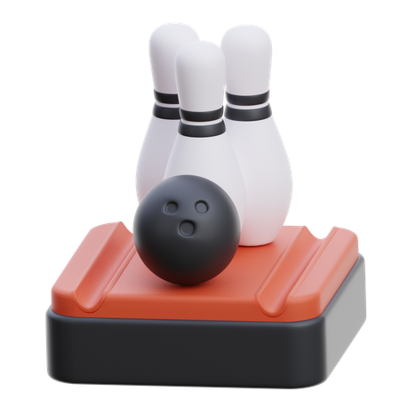 Bowling  3D Icon