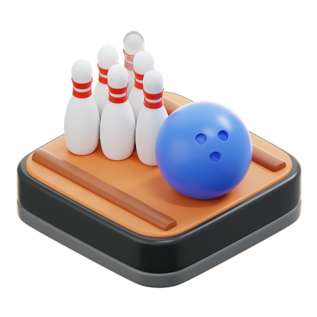 Bowling  3D Icon