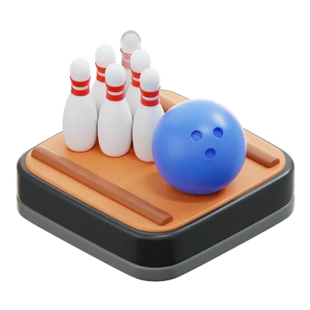 Bowling  3D Icon