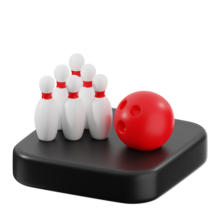 Bowling  3D Icon