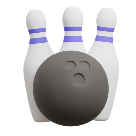 Bowling  3D Icon