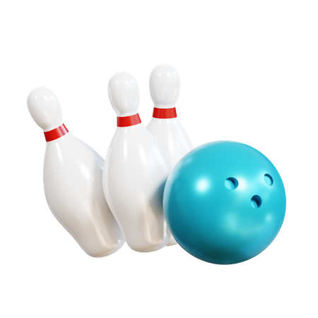 Bowling  3D Icon