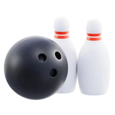 Bowling  3D Icon