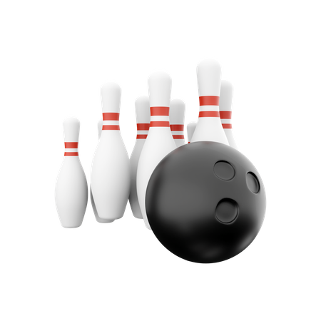 Bowling  3D Icon